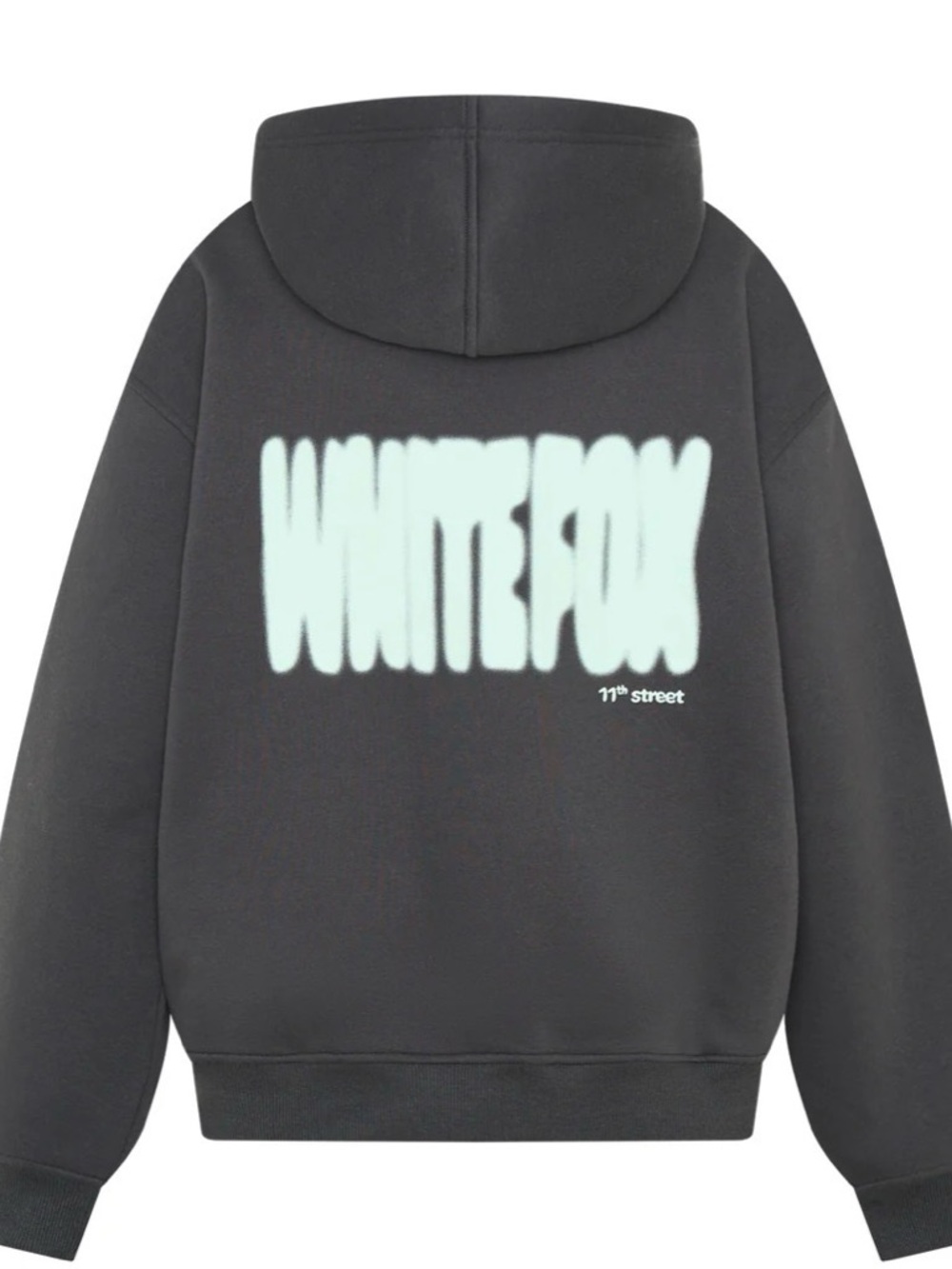 NWT White Fox Boutique Gray Hoodie M/L - Picture 2 of 11